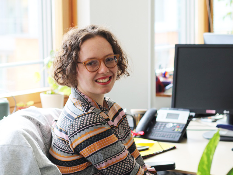 Pauline Heinze, Sachbearbeiterin in der Abteilung Umwelt